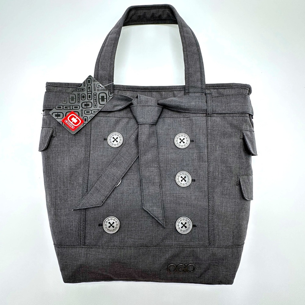 OGIO Melrose Tote Bag Storm Gray Heather Laptop Tablet Travel Work Bag NEW